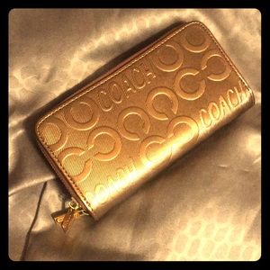 Beautiful gold/bronze wallet